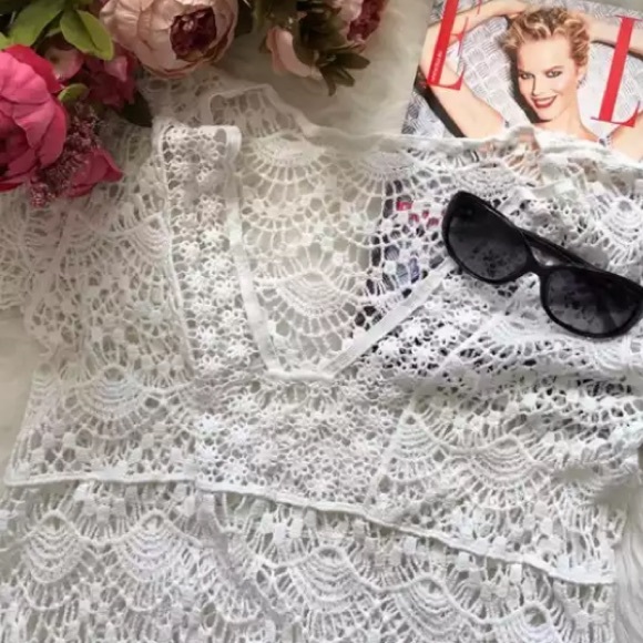 Last 1 New Bohemian Crochet Beach Dress - Picture 3 of 7
